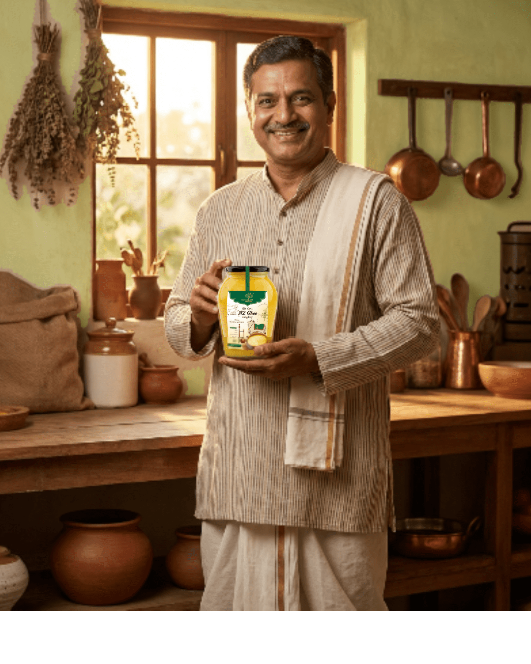 a2 gir cow ghee made with bilona method